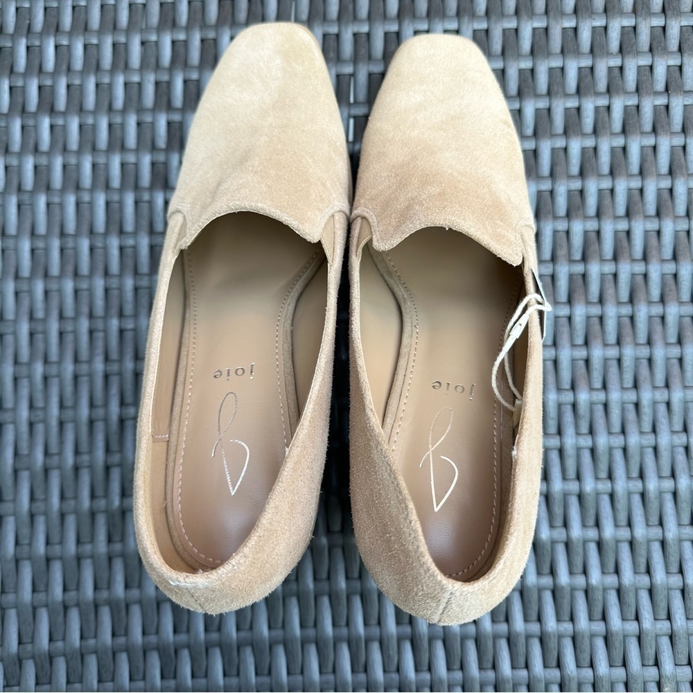 Joie Tan Block Heel Loafers - Picture 2 of 13